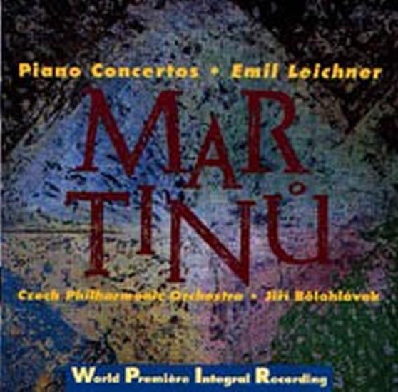 Kniha: Koncerty pro klavír a orchestr č. 1-5, Concertino pro klavír a orch. - 2CD - Martinů Bohuslav