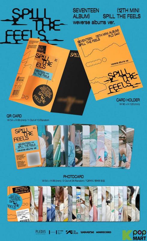 Kniha: Seventeen:  Spill The Feels / Card Photo Card(S) - Seventeen