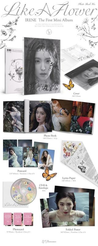 Kniha: Irene (Red Velvet):  Like A Flower / Postcard(S) Lyrics Poster(S) Photo Card(S) - Irene (Red Velvet)