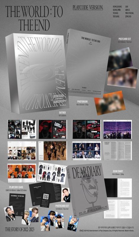 Kniha: Ateez:  World: To The End / Card Diary Postcard(S) Photo Card(S) - Ateez