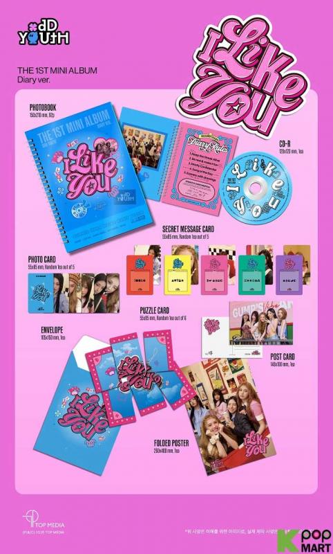 Kniha: Odd Youth:  I Like You / Photo Card(S) Postcard(S) Poster(S) - Odd Youth