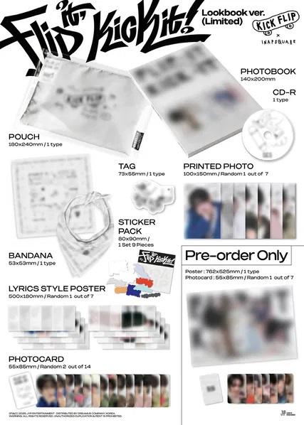 Kniha: Kickflip:  Flip It, Kick It / Photo(S) Sticker(S) Lyrics Photo Card(S) - Kickflip
