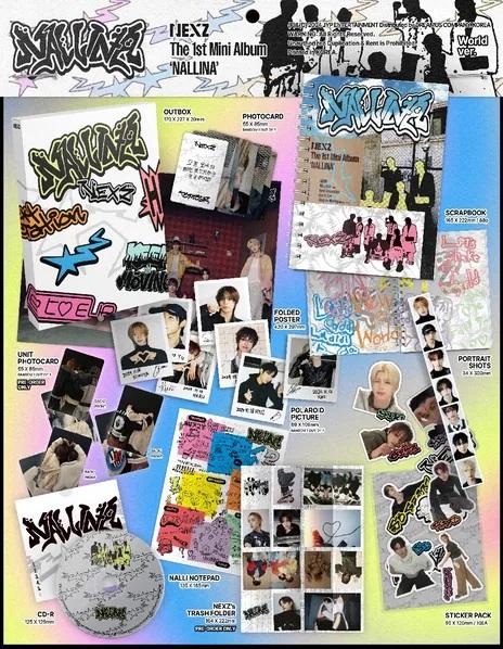 Kniha: Nexz:  Nallina / Photo Card(S) Poster(S) Polaroid(S) Sticker(S) - Nexz