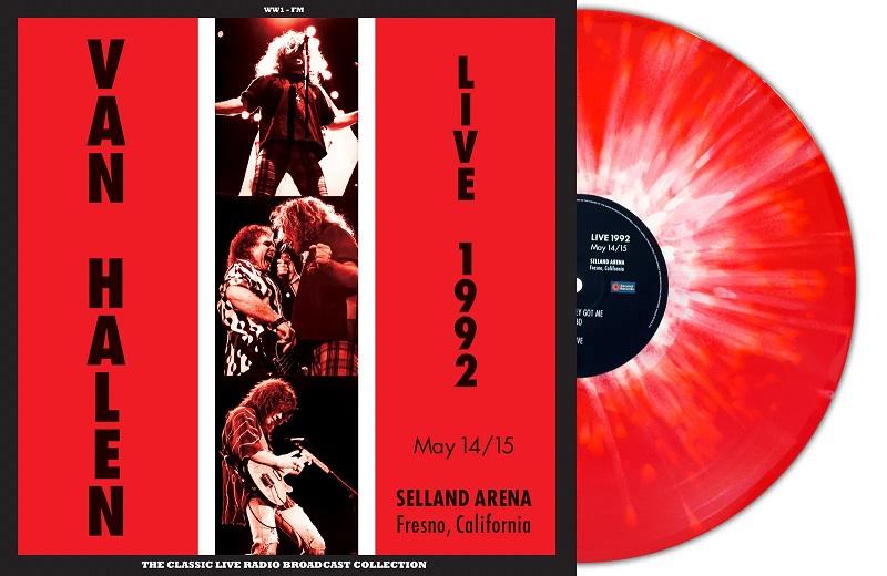 Kniha: Van Halen:  Live At Selland Arena Fresno 1992 (Red/White Splatter Vinyl) - Van Halen