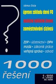 1000 řešení 2/2020 - Úprava základu daně