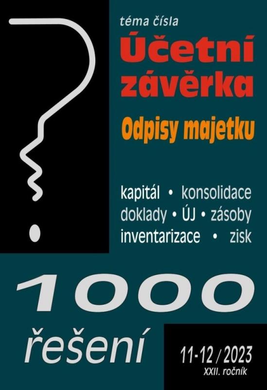 Kniha: 1000 řešení 11-12/2023autor neuvedený