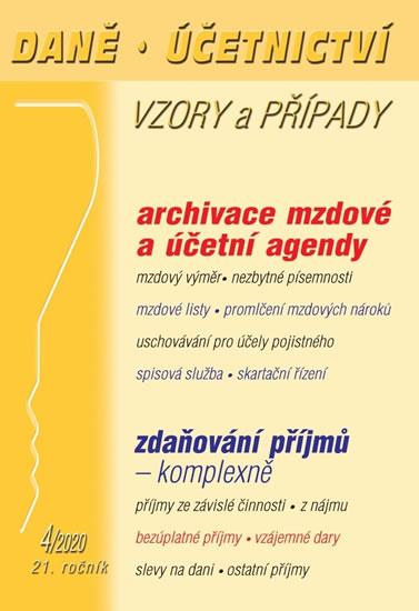 Kniha: DÚVaP 4/2020 - Archivace účetní a mzdové agendy - Zdaňování příjmů FO -komplexně - Cardová Zdenka