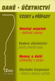 DÚVaP 12/2022 Hmotný majetek- odpisy, Obchodní korporace