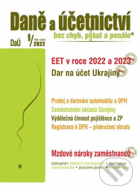 Kniha: DaÚ 9/2022 EET dobrovolné využíváníautor neuvedený