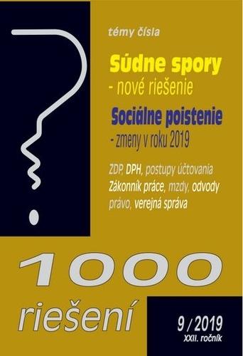 Kniha: 1000 riešení 9-2019autor neuvedený