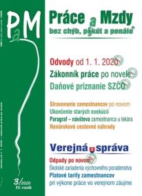 Práce a mzdy 3/2020 Zmeny v zákonníku práce v roku 2020, Odvody v roku 2020, Odpady po novom