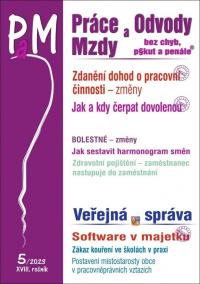 PaM 5/2023 Práce, odvody a mzdy bez chyb, pokut a penále - Zdanění dohod o pracovní činnosti - změny