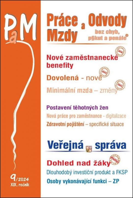 Kniha: PaM 9/2024 Zajímavé zaměstnanecké benefity, Čerpání dovolenéautor neuvedený
