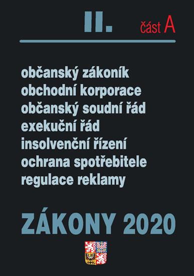 Kniha: Zákony II část A 2020 – Občanské zákony,autor neuvedený