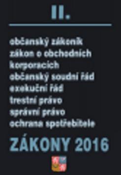 Kniha: Zákony II/2016autor neuvedený