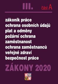 Zákony III část A 2020 – Pracovní právo