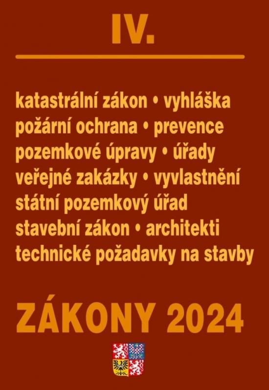 Kniha: Zákony IV/2024 Stavebnictví, katastrautor neuvedený