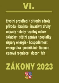 Zákony VI 2023  Životní prostředí, Odpady, Obaly, Energie