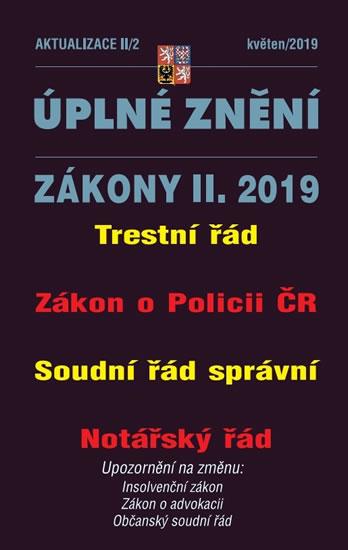 Kniha: Aktualizace II/2 - Úplné znění zákonů po novele: Trestní řád, Zákon o policii ČR, Soudní řad správníautor neuvedený