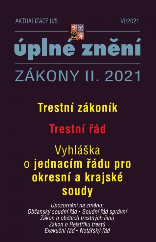 Kniha: Aktualizace II/5 Trestní zákoník, Trestnkolektív autorov