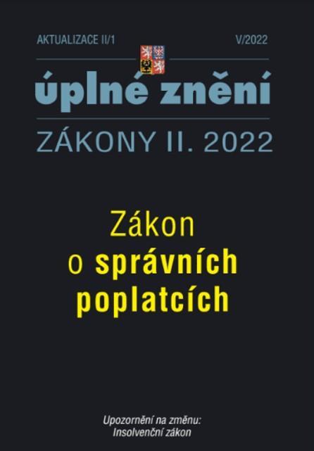 Kniha: Aktualizace II/1 Zákon o správních poplatcích, Insolvenční zákonautor neuvedený