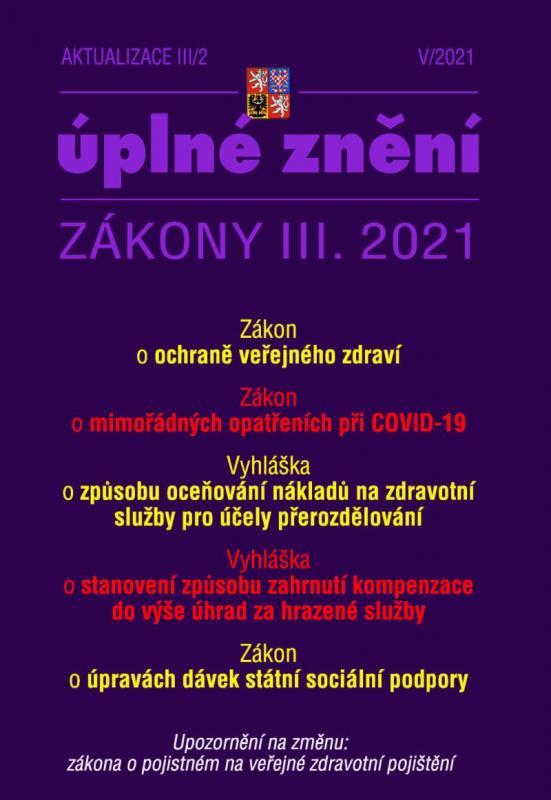 Kniha: Aktualizace III/2 2021 Zákon o mimořádnýautor neuvedený