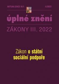 Aktualizace III/1 Zákon o státní sociální podpoře