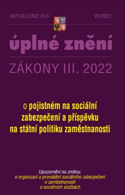 Kniha: Aktualizace III/3 2022 Zákon o pojistném na sociální zabezpečení a příspěvku na státní politiku zaměstnanostiautor neuvedený