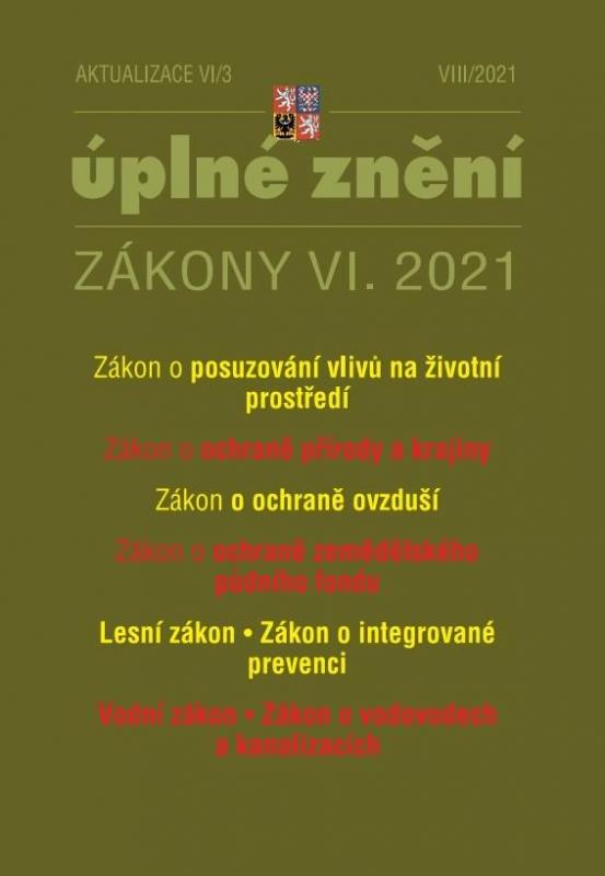 Kniha: Aktualizace VI/3 Zákon o posuzování vlivautor neuvedený