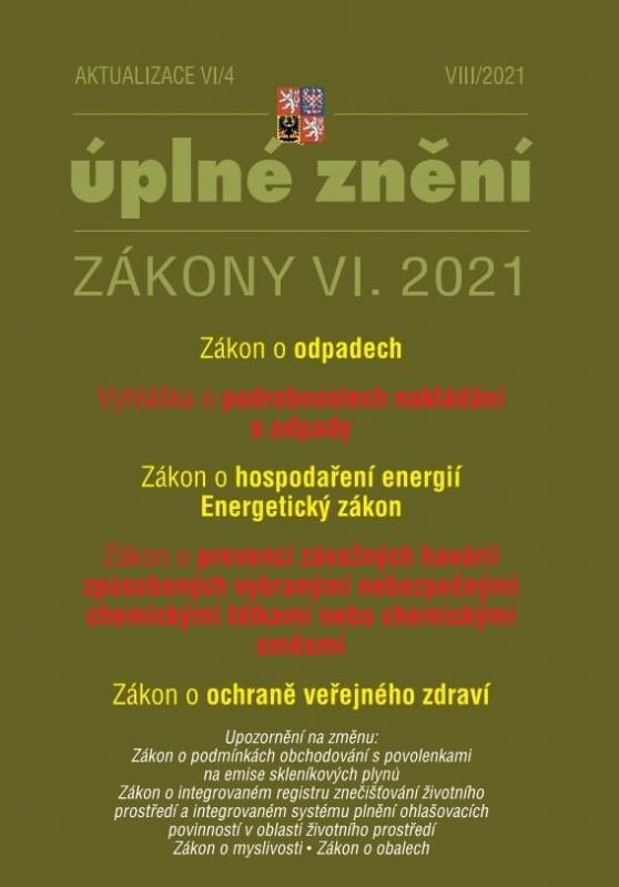 Kniha: Aktualizace VI/4 Zákon o odpadech, Vyhláautor neuvedený