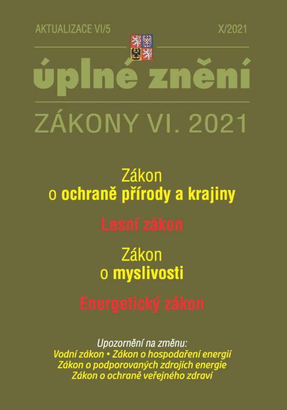 Kniha: Aktualizace VI/5 Zákon o ochraně přírodyautor neuvedený