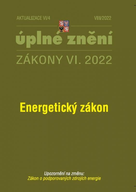 Kniha: Aktualizace VI/4 2022 Energetický zákonautor neuvedený