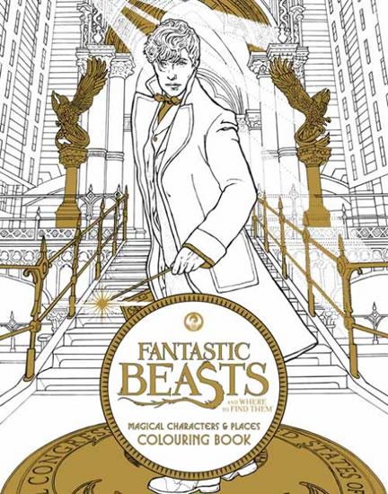 Kniha: Fantastic Beasts and Where to Find Them: Magical Characters and Places Colouring Bookautor neuvedený