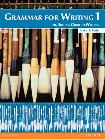 Kniha: Grammar for Writing 1 - Cain Joyce S.
