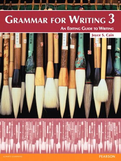 Kniha: Grammar for Writing 3 - Cain Joyce S.