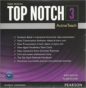 Top Notch, 3rd Ed. 3 Teachers’ Active Teach Software