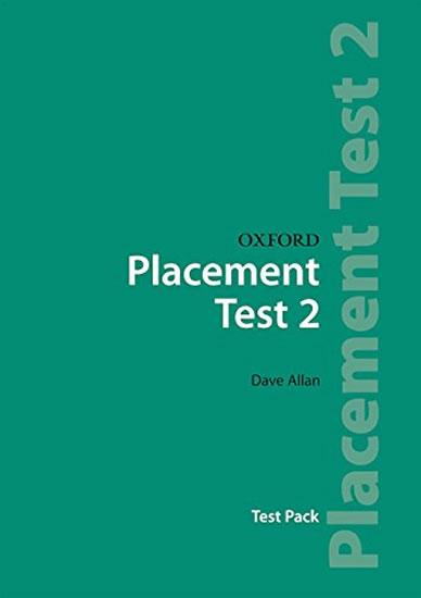 Kniha: Oxford Placement Tests 2: Test Pack - Allan Dave