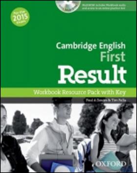 Kniha: Cambridge English First Result Workbook with Key and Audio CDautor neuvedený