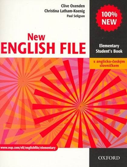 Kniha: New English File Elementary Studenťs Book s anglicko-českým slovníčkem - Oxenden Clive