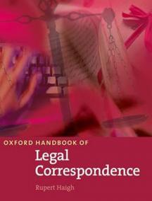 Oxford Handbook of Legal Correspondence Student´s Book