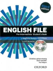 English File Third Edition Pre-Intermediate Student´s Book + iTutor DVD CZ