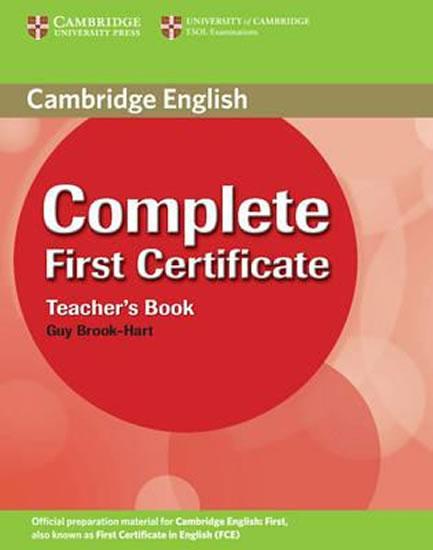 Kniha: Complete First Certificate: Teacher´s Book - Brook-Hart Guy