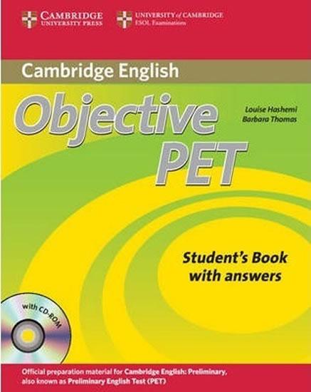 Kniha: Objective PET 2nd Edn: Self-study pk (SB w Ans + CD-ROM + A-CDs (3)) - Hashemi Louise