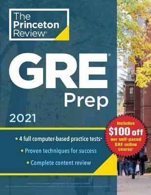 Kniha: Princeton Review GRE Prep, 2021 : 4 Practice Tests + Review and Techniques + Online Featuresautor neuvedený