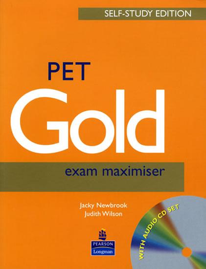 Kniha: PET Gold Exam Maximiser with Key Self Study and CD Pack - Newbrook Jacky