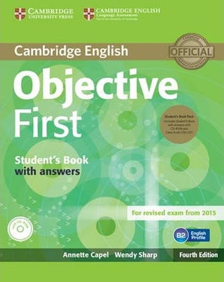 Kniha: Objective First 4th Edn: SB pk (SB w Ans w CD-ROM - Cl. CDs(2)) - Capel Annette