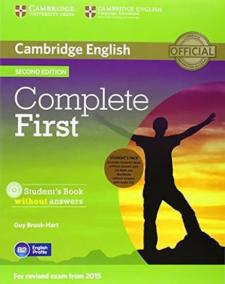 Complete First 2nd Edition: Student´s Pack (SB + WB w/o ans. - CD-ROM)