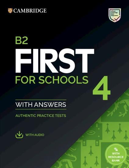 Kniha: Cambridge B2 First for Schools Student´s Book with Answers and Online Audio with Resource Bank - Cambridge University Press