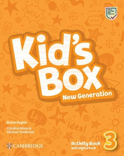 Kniha: Kid´s Box New Generation 3 Activity Book with Digital Pack British English - Nixon Caroline