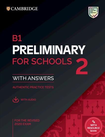 Kniha: Cambridge B1 Preliminary for Schools 2 Student´s Book with Answers with Online Audio and Resource Bank - Cambridge University Press